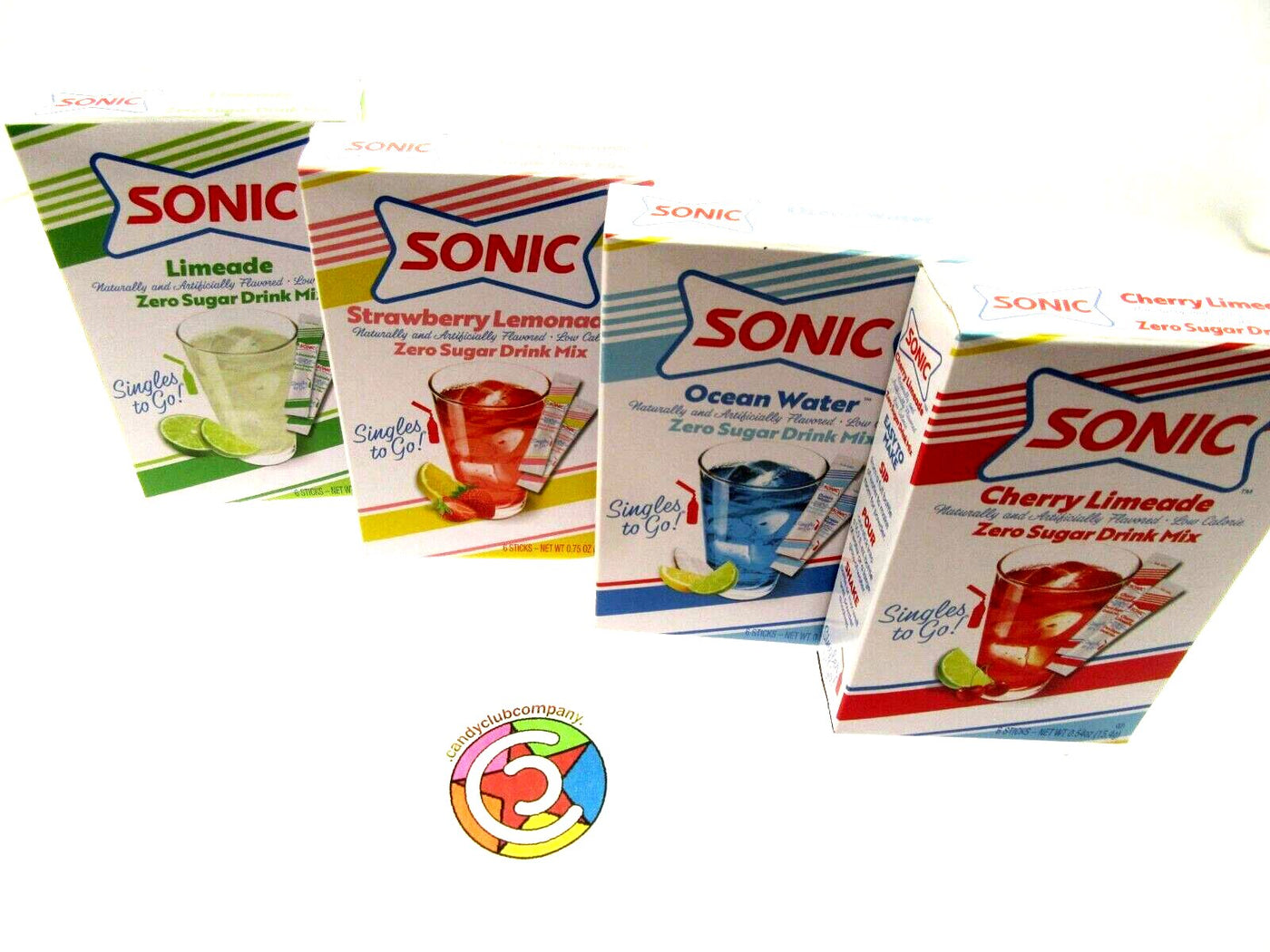 Sonic Variety ~ Packets ~ Zero Sugar Free ~ Drink Mix ~ Lot of 4