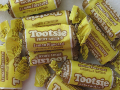 Tootsie Roll Lemon Half Pound 8oz Fruit Chews Candy