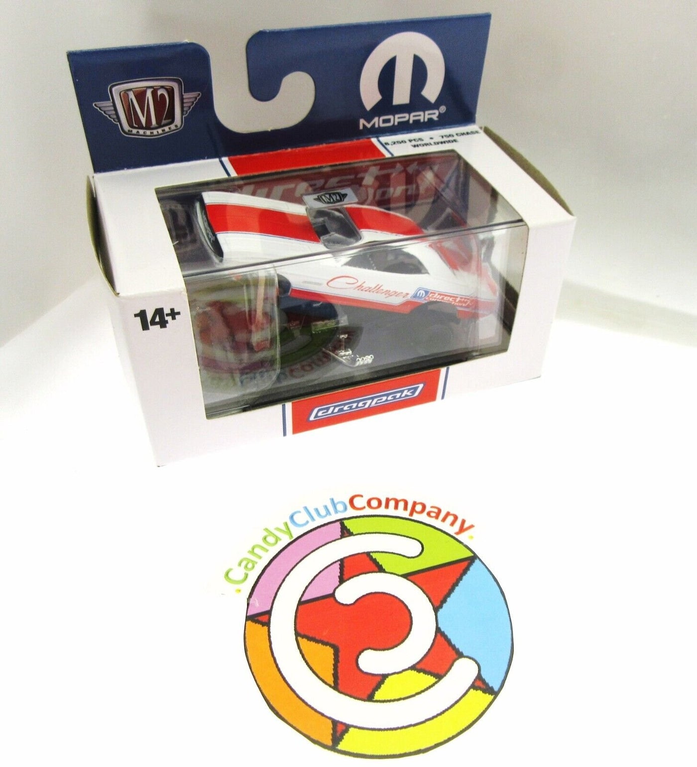 1971 Dodge Challenger Funny Car ~ Mopar ~ M2 Details ~ 1:60 scale ~ Die Cast