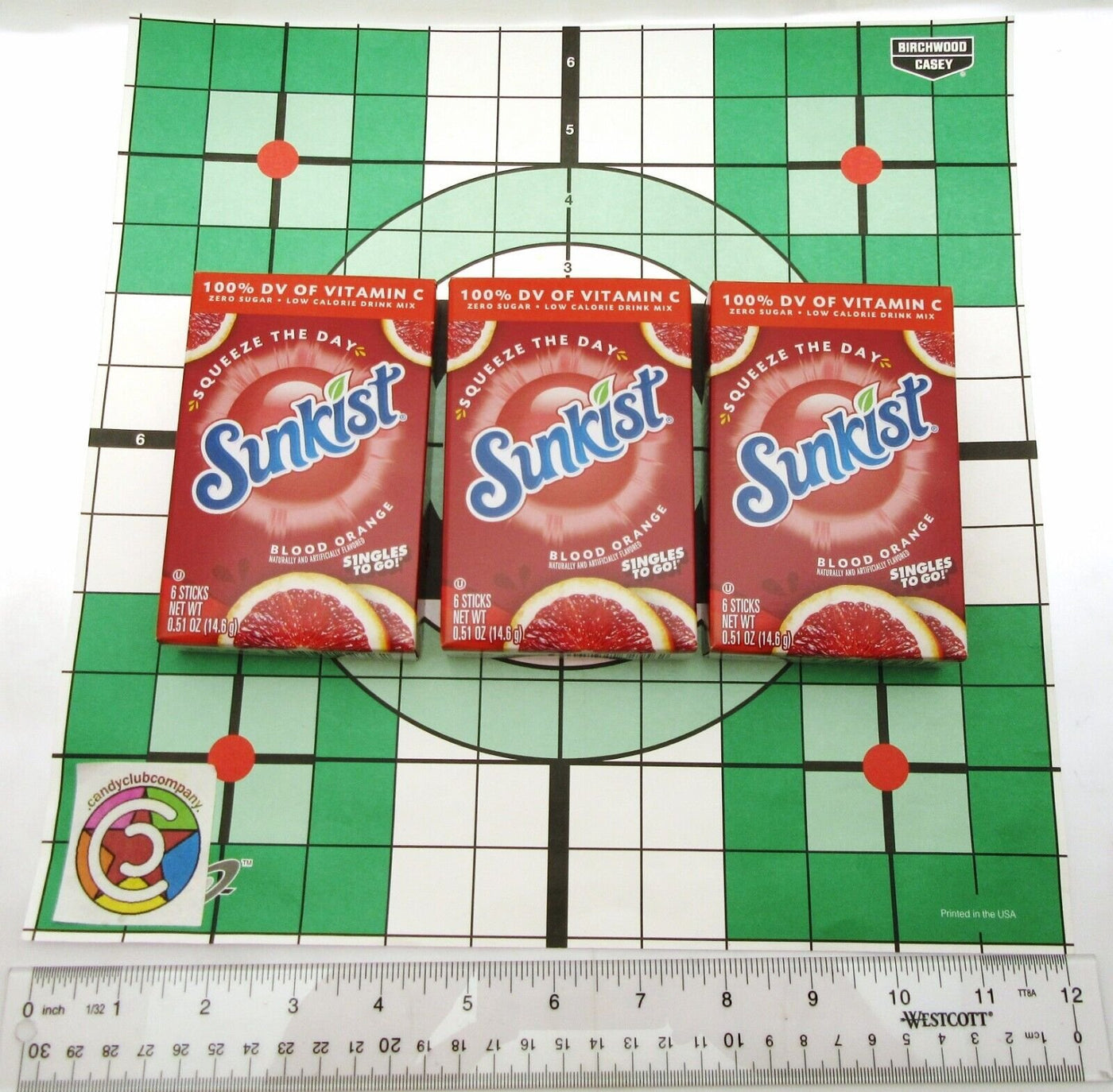 Sunkist Blood Orange ~ Packets ~ Zero Sugar Free ~ Drink Mix ~ 3 Boxes