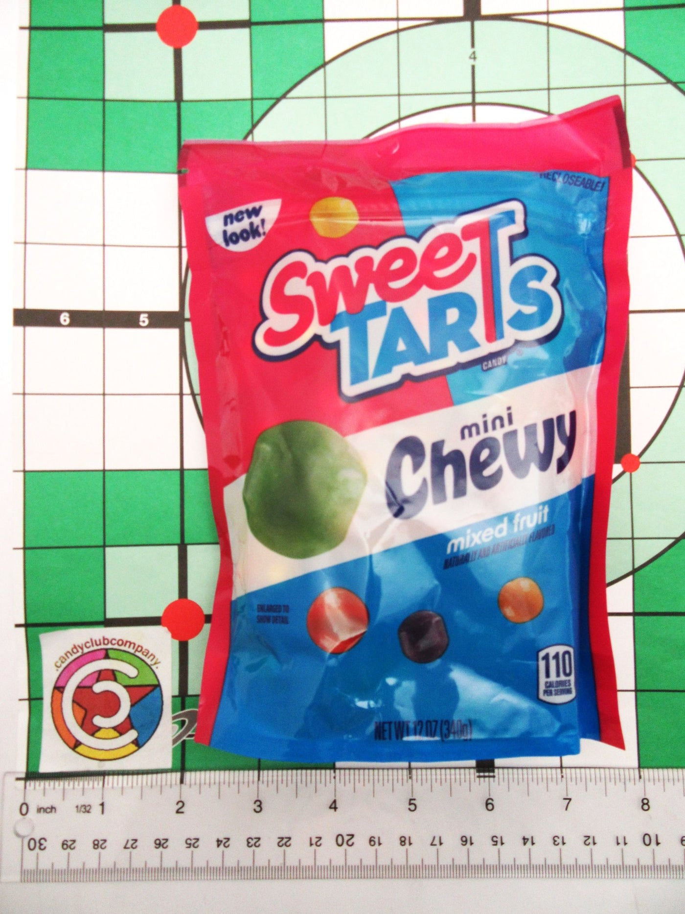 Sweetart Mini Chewy ~ American Candy ~ 12oz bag ~ Sweet Tarts Resealable Bag