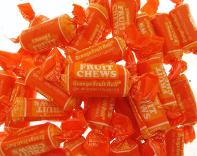 Tootsie Roll Orange Half Pound 8oz Fruit Chews Candy