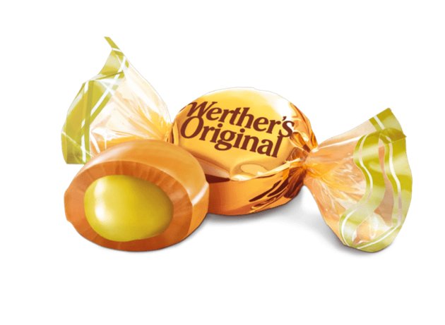 Werther's Creamy Caramel Apple Filled 16oz Werthers Hard Candy ~ One Pound Sweet