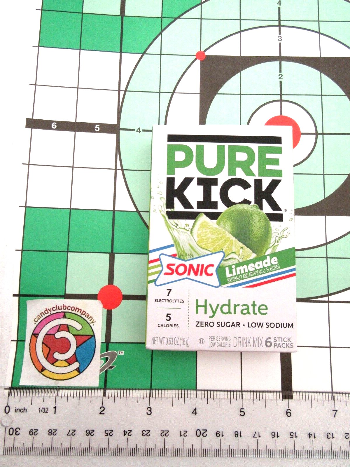 Pure Kick Energy Sonic Limeade Singles Water Drink Mix Sugar Free Lot of 3