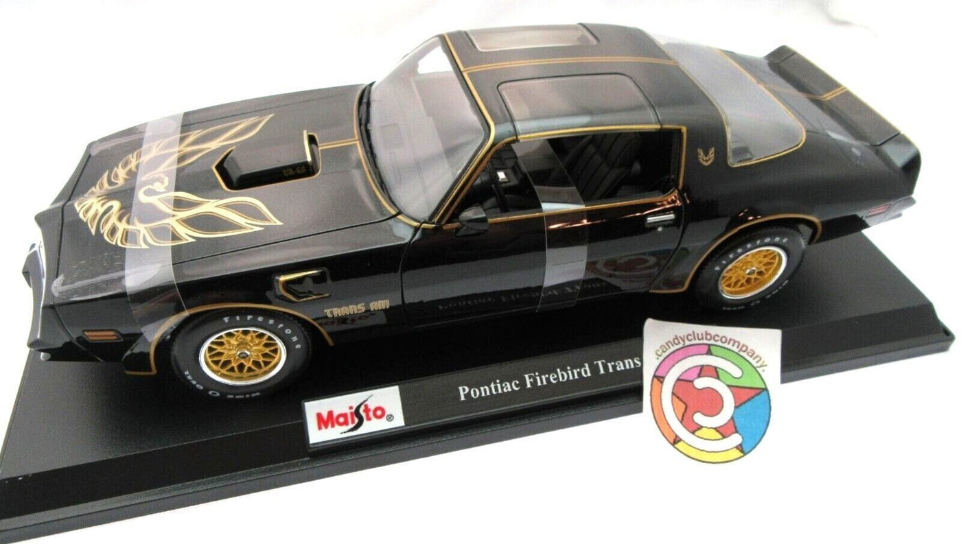 Pontiac Firebird Trans Am ~ Black & Gold  1:18 Metal Die Cast Car ~ Maisto