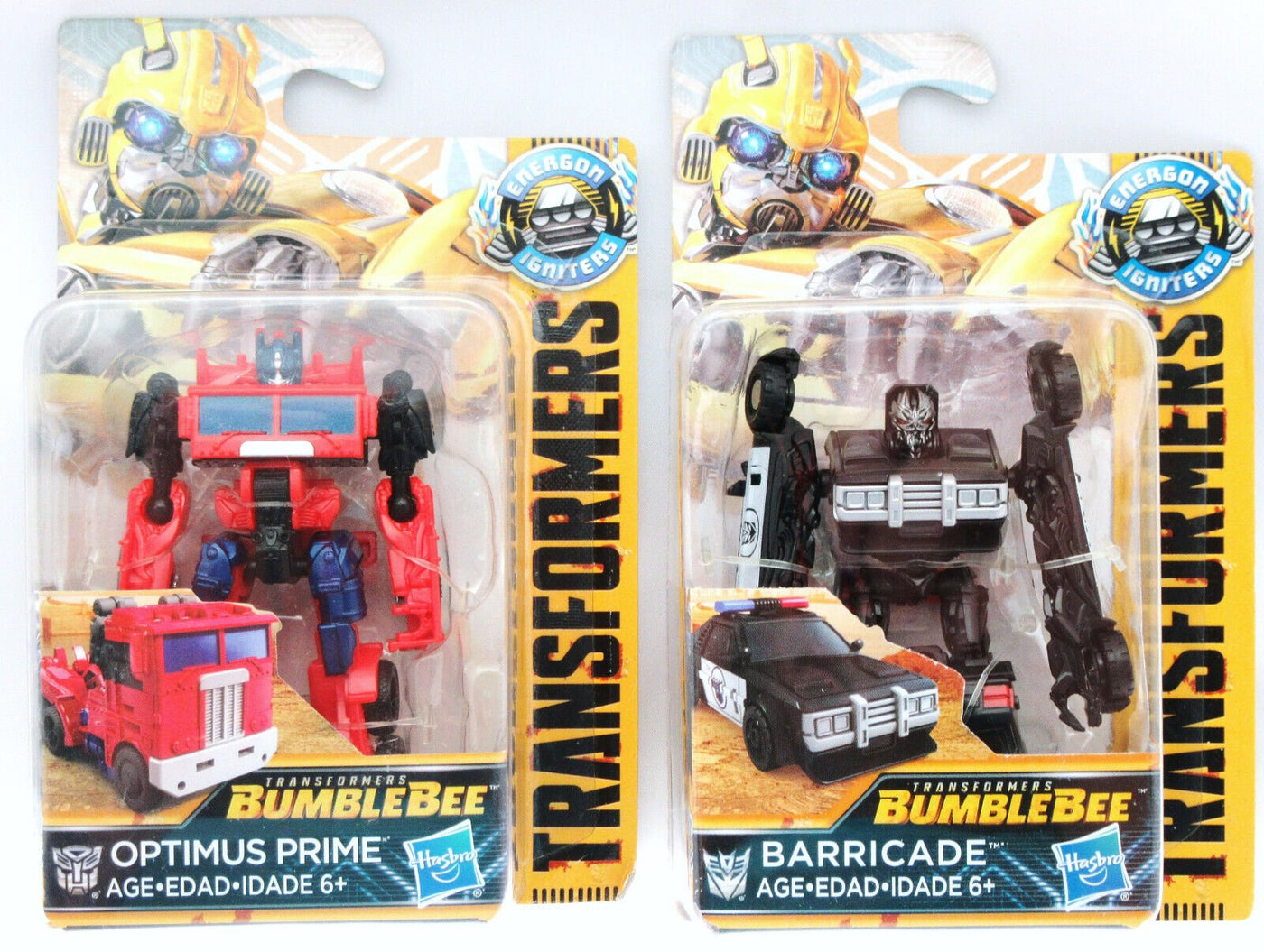 Optimus Prime & Barricade ~ Transformers ~ Energon Igniters