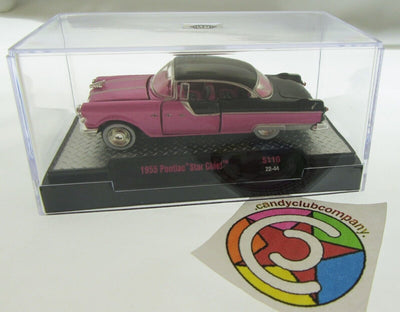 1955 Pontiac Star Chief ~ PINK ~ M2 Details ~ 1:60 scale ~ Die Cast Car