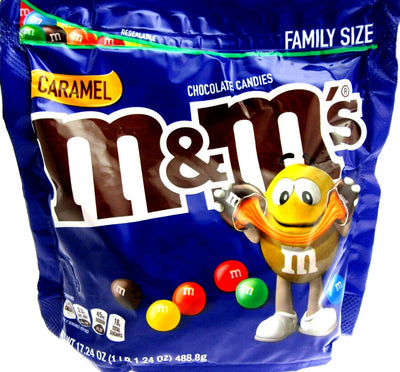 M&M's ~ Caramel ~ m and m ~ Candy ~ 17.24oz Party Size Bag