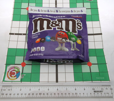 M&M's ~ Dark Chocolate ~ m and m ~ Candy ~ 18oz Family Size Bag