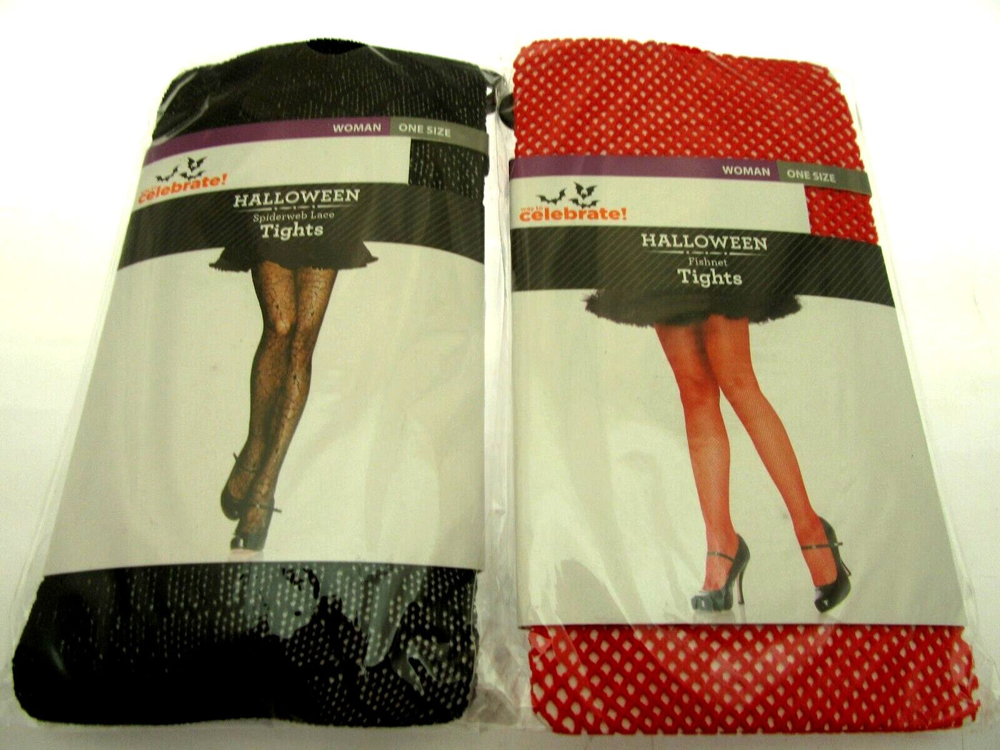 Halloween Tights Fishnet & Spider Web ~ One Size