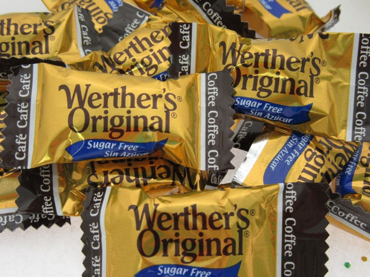 Werther's Sugar Free Caramel Coffee 8oz Werthers Creamy Hard Candy 1/2 lb BFR