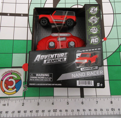 Nano Racer RC Car ~ Bronco ~ Red ~ Adventure Force ~ Radio Control Fun