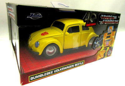 40 YEARS TRANSFORMERS Bumblebee Volkswagen Beetle ~ Metals Die Cast Autobot