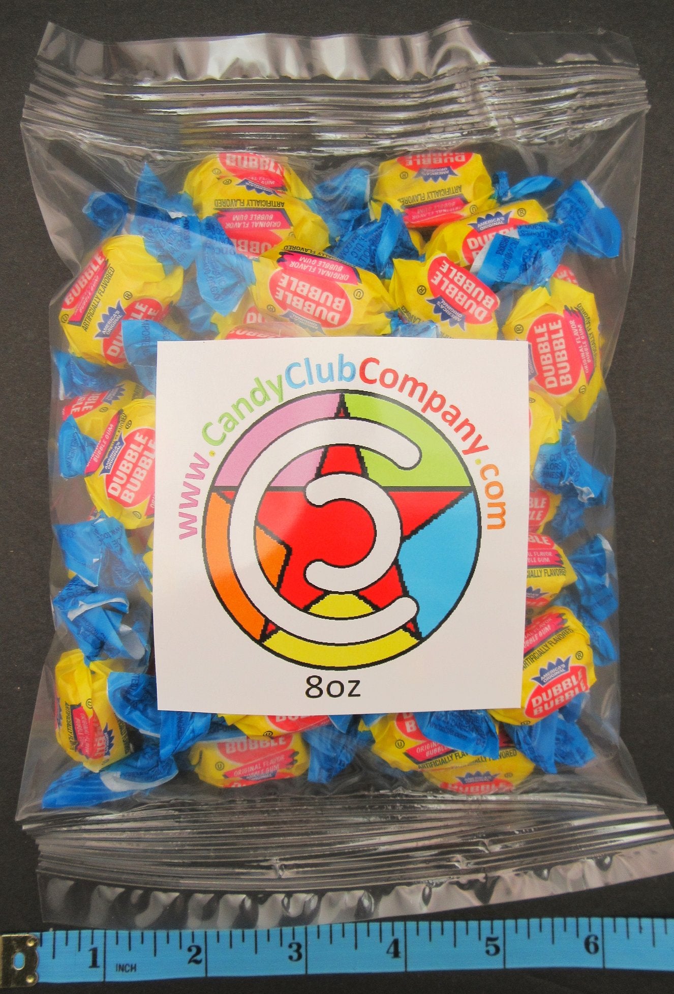 Dubble Bubble Original Flavor 8oz Double Bubble Gum ~ Half Pound sweets