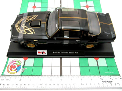 Pontiac Firebird Trans Am ~ Black & Gold  1:18 Metal Die Cast Car ~ Maisto