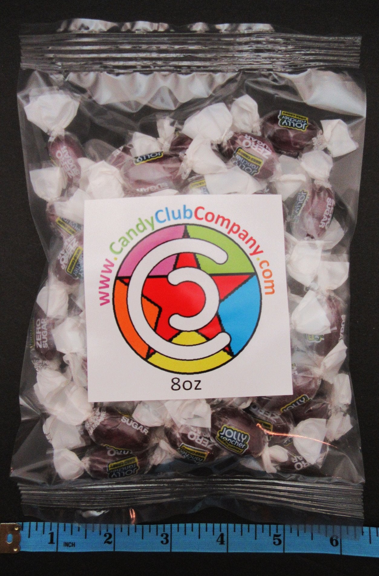 Jolly Rancher  ZERO SUGAR FREE Grape 8oz Candy Candies America Half Pound