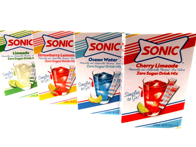 Sonic Variety ~ Packets ~ Zero Sugar Free ~ Drink Mix ~ Lot of 4