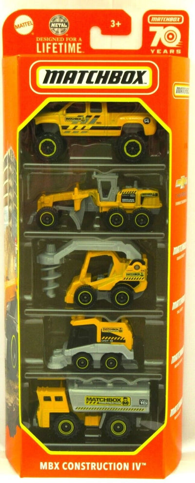 Matchbox MBX Construction 4  Excavation Die Cast  5 Vehicles