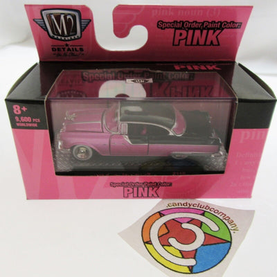 1955 Pontiac Star Chief ~ PINK ~ M2 Details ~ 1:60 scale ~ Die Cast Car