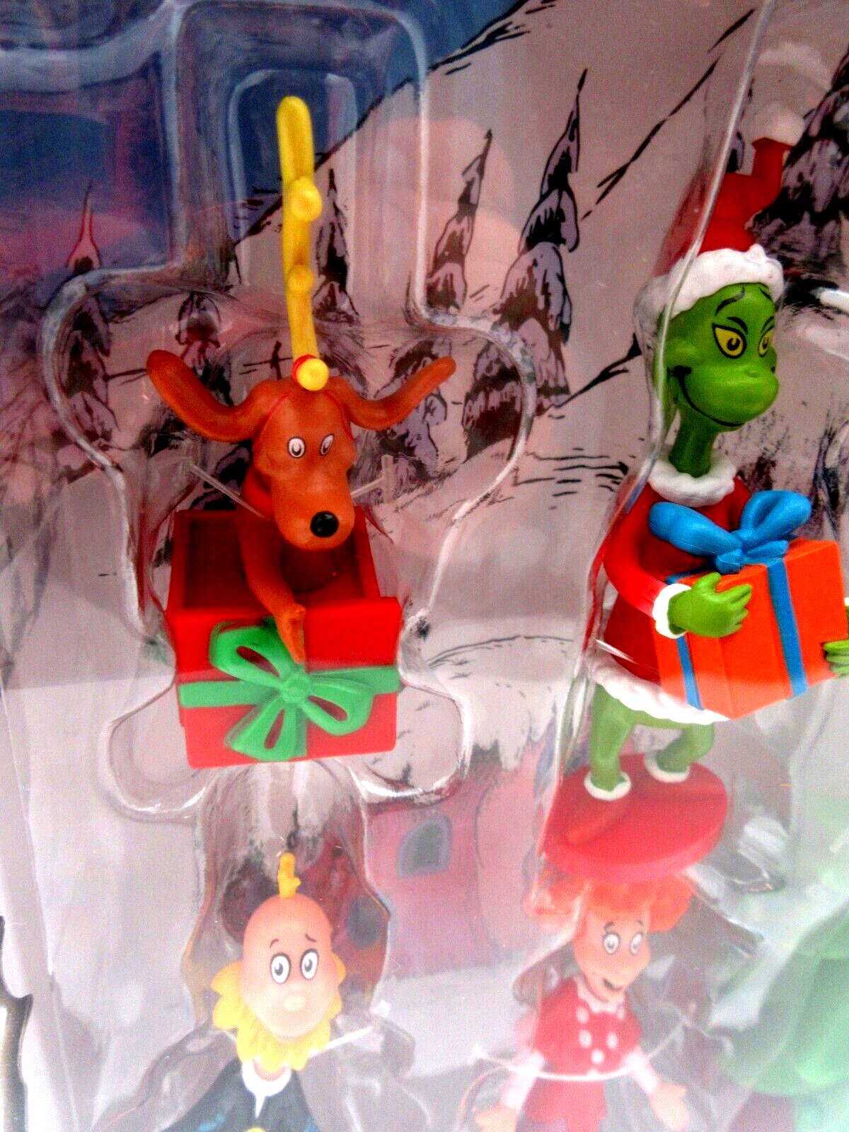 The Grinch 6 piece Christmas Collectable Figurines ~ Dr. Seuss