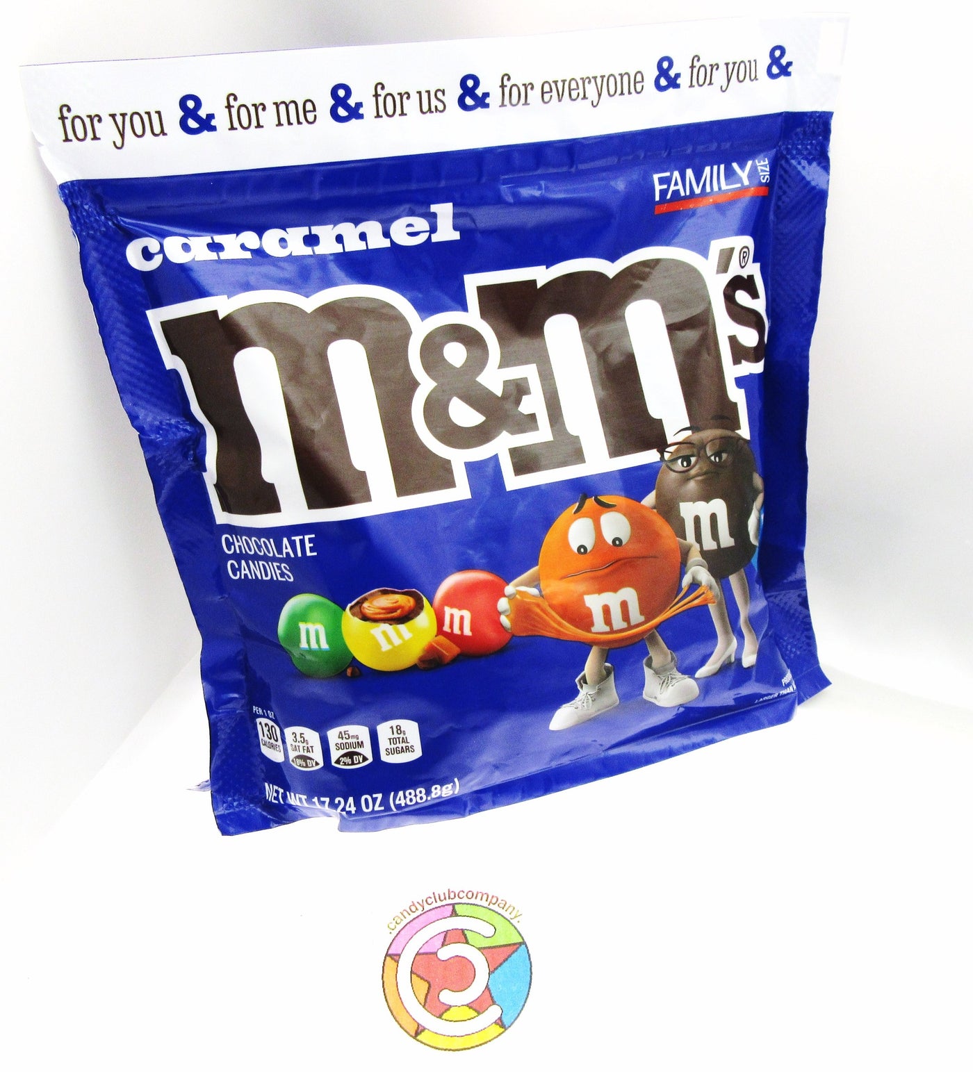 M&M's ~ Caramel ~ m and m ~ Candy ~ 17.24oz Family Size Bag