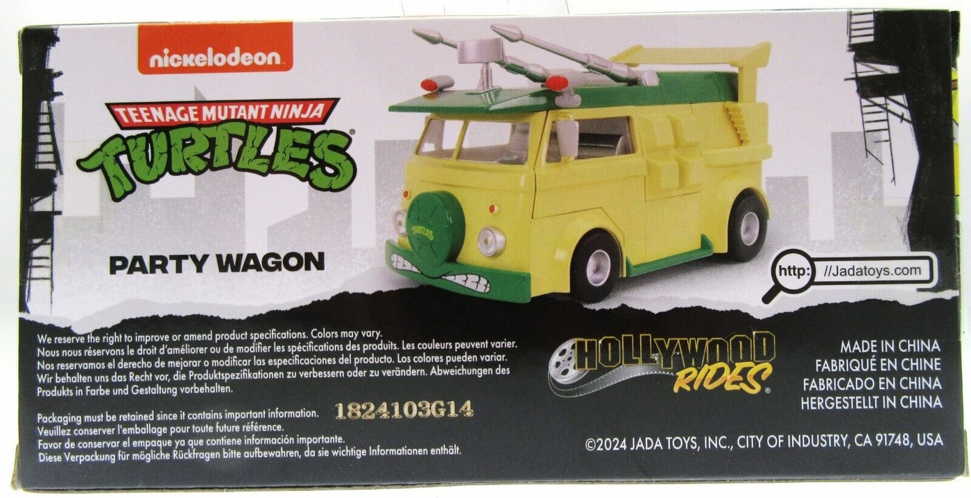 Party Wagon ~ Teenage Mutant Ninja Turtles ~ Die Cast ~ 1:32 scale