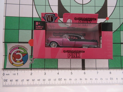 1955 Pontiac Star Chief ~ PINK ~ M2 Details ~ 1:60 scale ~ Die Cast Car