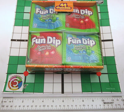 Fun Dip ~ Razz Apple Magic Dip and Cherry Yum Diddly Dip ~ 44 Pouches