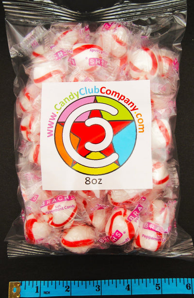 Bob's Sweet Stripes 8oz ~ soft mint Bobs candy peppermint ~ Half Pound Sweets