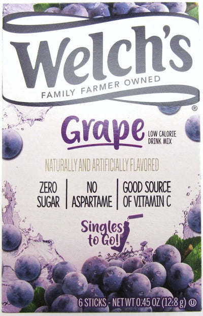 Welch's Variety ~ Packets ~ Zero Sugar ~ 4 Flavor Drink Mixes