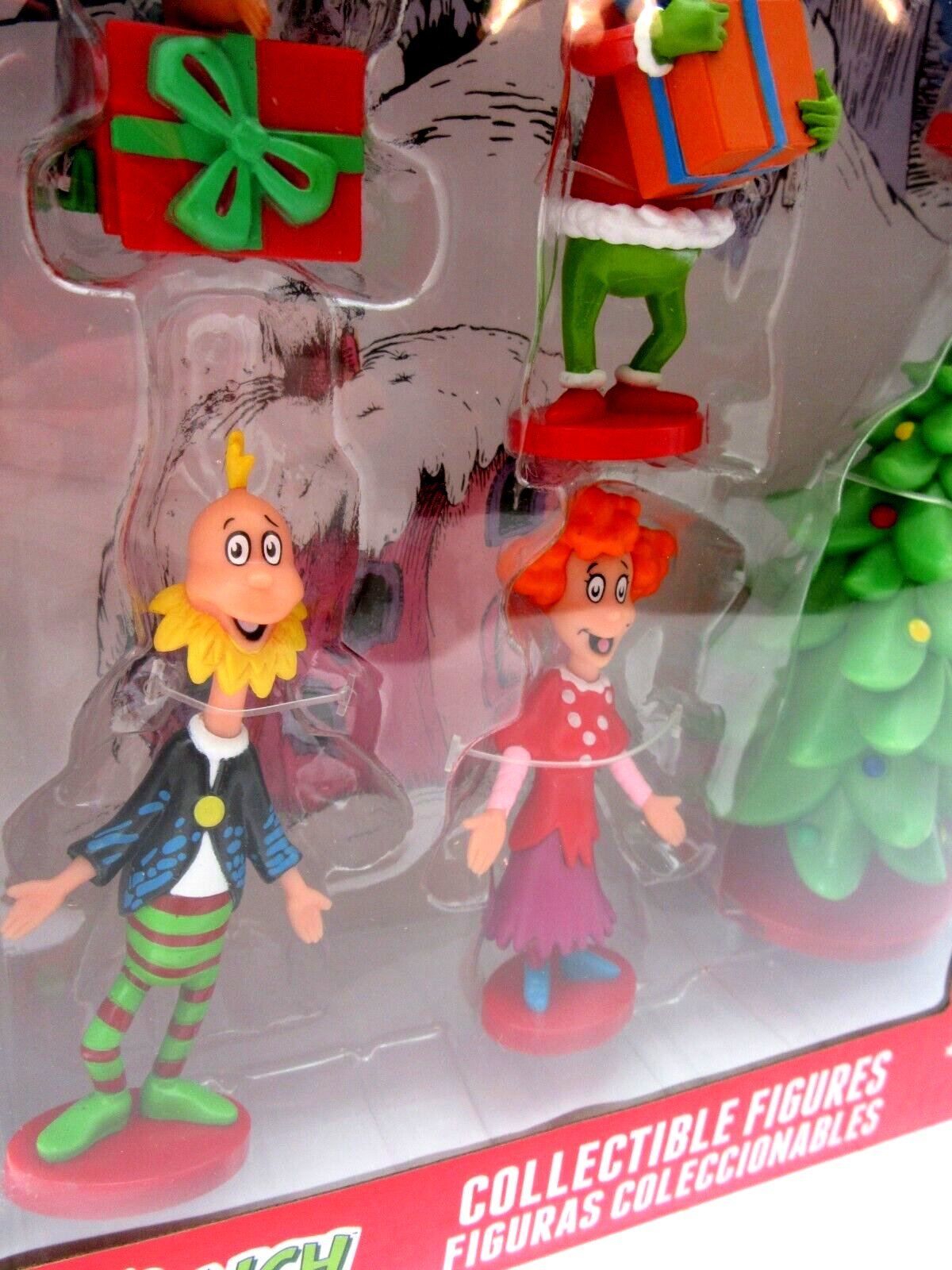 The Grinch 6 piece Christmas Collectable Figurines ~ Dr. Seuss