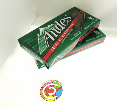 Andes Creme De Menthe Thins Chocolate Candies ~ Lot of 2