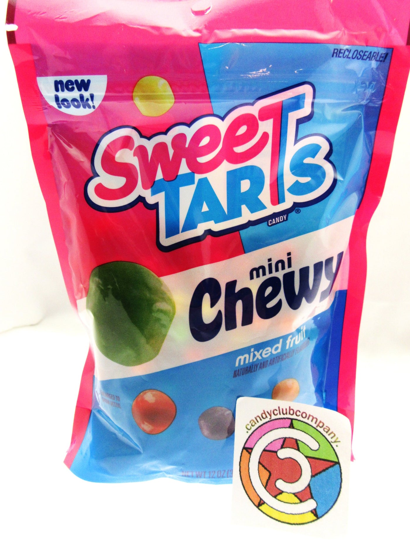 Sweetart Mini Chewy ~ American Candy ~ 12oz bag ~ Sweet Tarts Resealable Bag