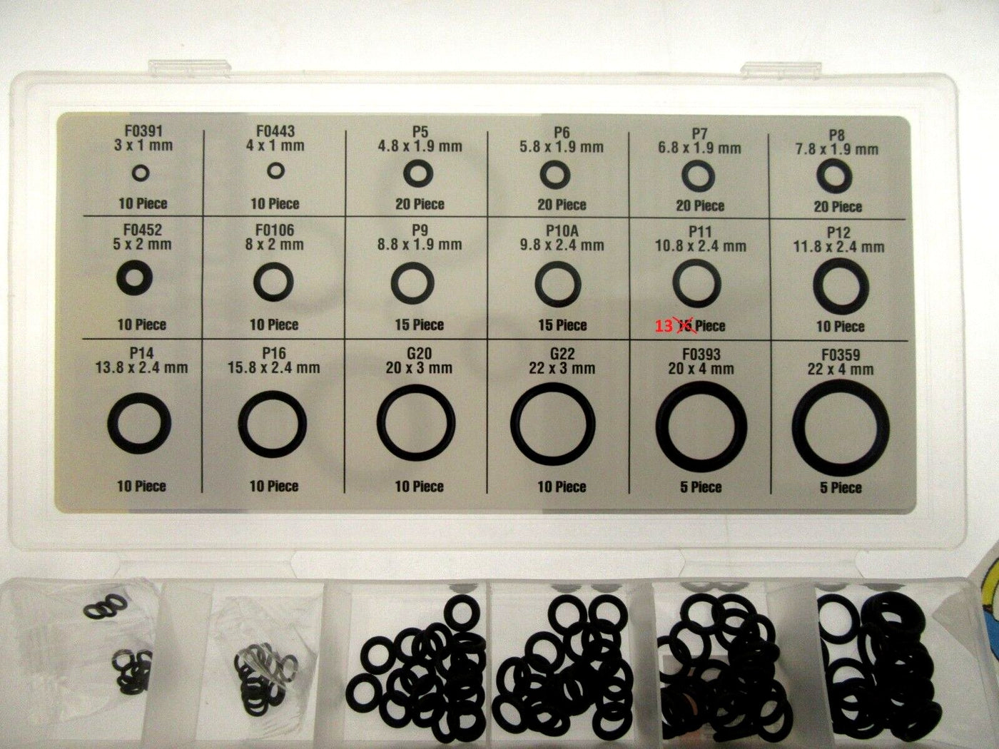 Nitrile O-Ring Assortment