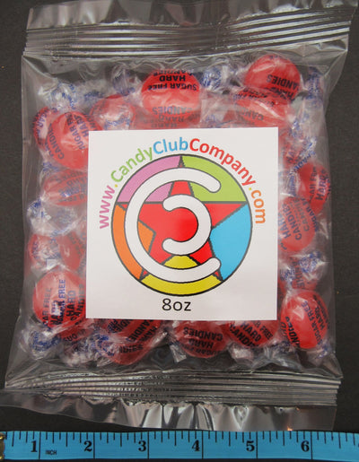 Coastal Bay Fat / SUGAR FREE 8oz Cherry Fruit Flavor Hard Candy Candies