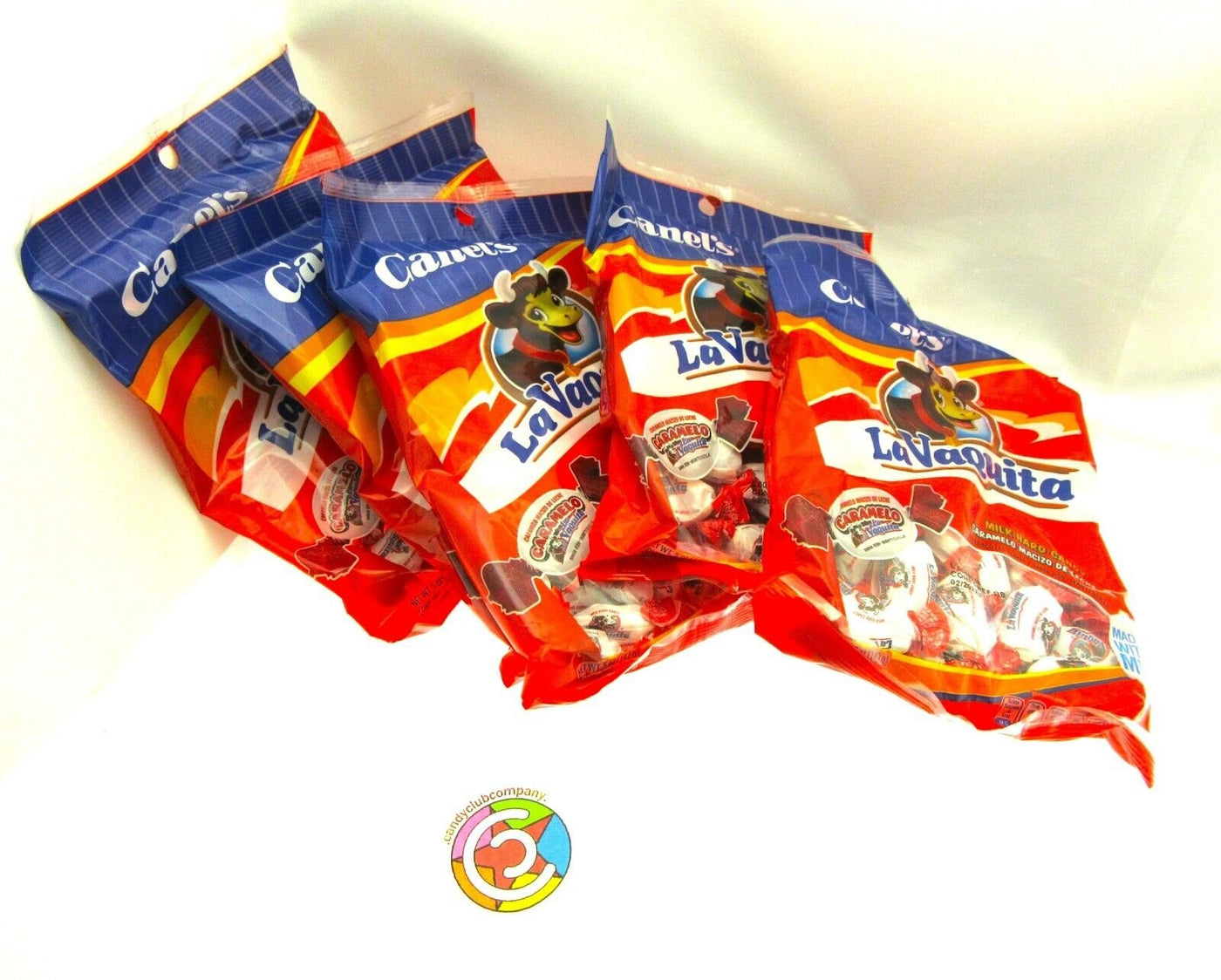 Canel's LaVaQuita Milk Hard Candy ~ Caramelo ~ 5oz (142g) Bag ~ Lot of 5