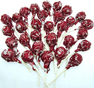 Tootsie Roll Raspberry Pops One Pound 16oz Suckers Chocolate Chews Candy Candies