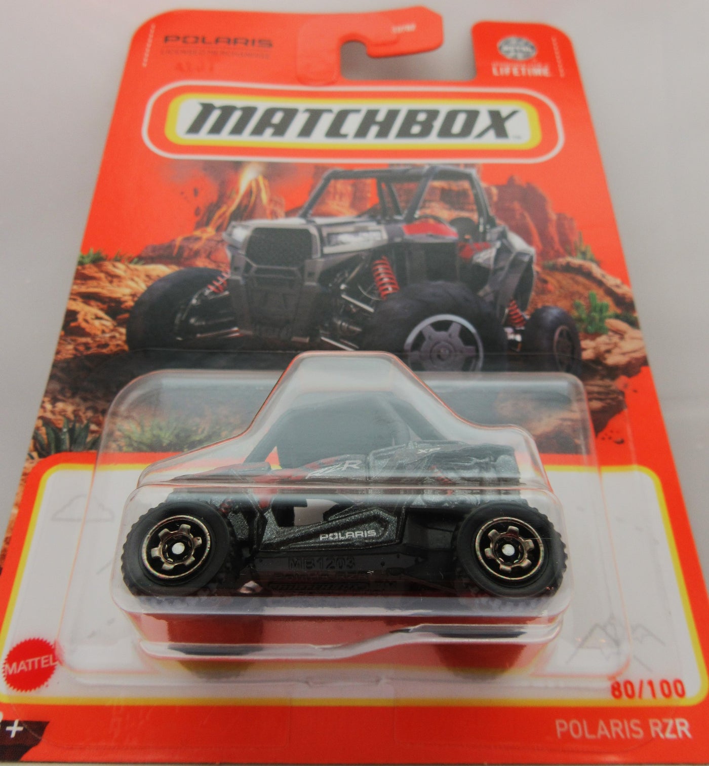 Polaris ~ RZR ~ Black ~ 1:64 Scale ~ Matchbox