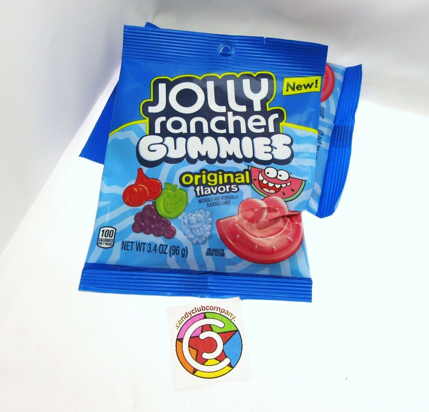 New! Jolly Rancher Gummies ORIGINAL ~ Soft Chewy Candy ~ 3.4oz Bag ~ Lot of 2