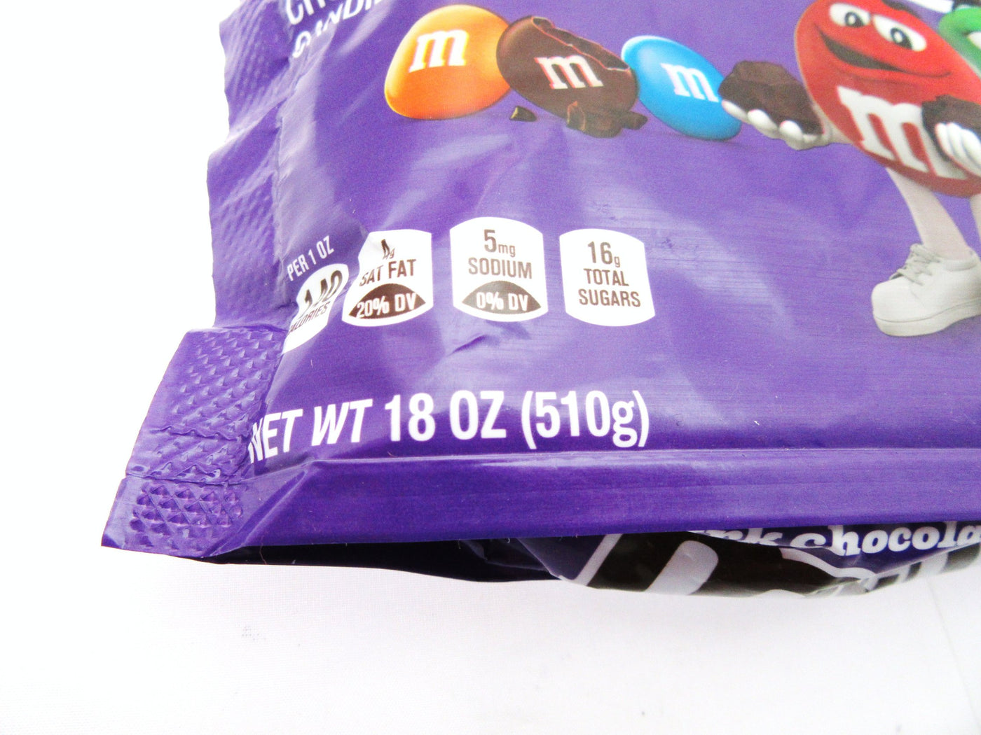 M&M's ~ Dark Chocolate ~ m and m ~ Candy ~ 18oz Family Size Bag