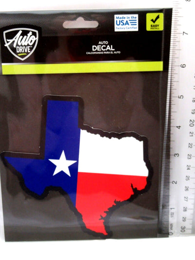 Auto Decal ~ For Cars or Trucks ~ Texas State Flag