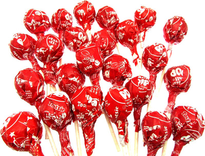 Tootsie Roll Cherry Pops One Pound 16oz Suckers Chocolate Chews Candy Candies