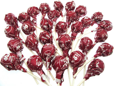 Tootsie Roll Raspberry Pops One Pound 16oz Suckers Chocolate Chews Candy Candies