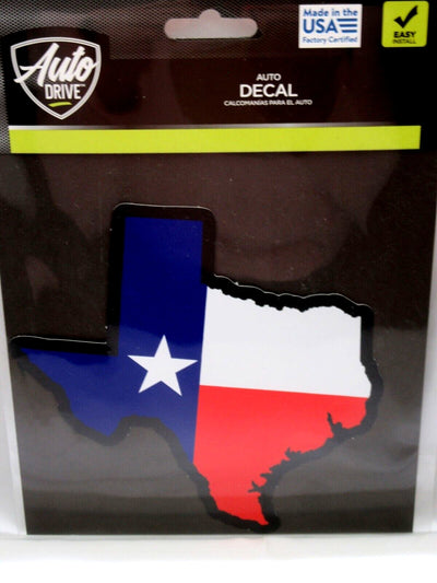 Auto Decal ~ For Cars or Trucks ~ Texas State Flag