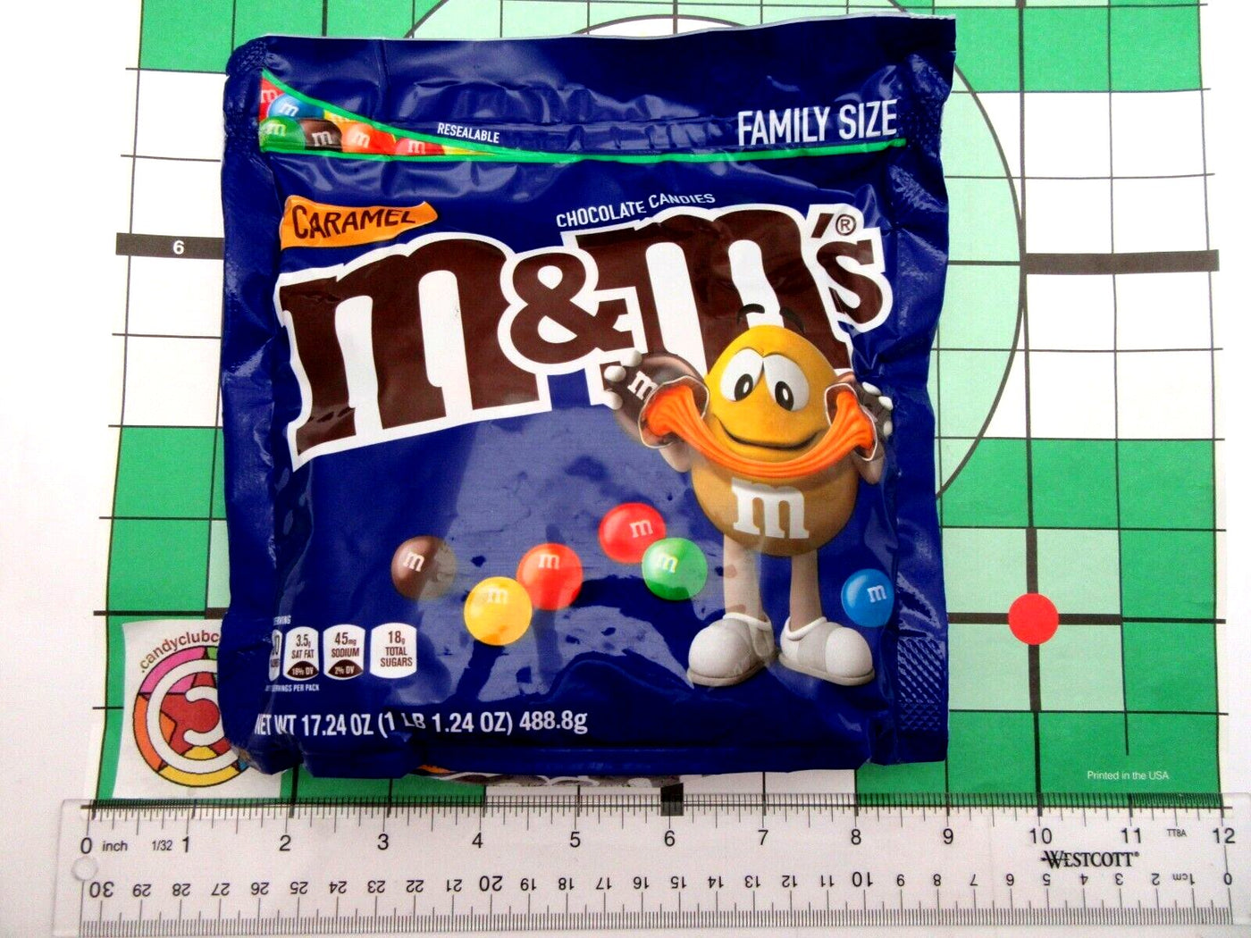 M&M's ~ Caramel ~ m and m ~ Candy ~ 17.24oz Party Size Bag