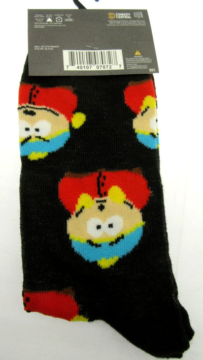 One Pair of Eric Cartman South Park Crew Socks for Men Shoe Sizes 6 - 12