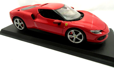 Ferrari 296 GTB ~ Red ~ 1:18 Metal Die Cast Car ~ Maisto