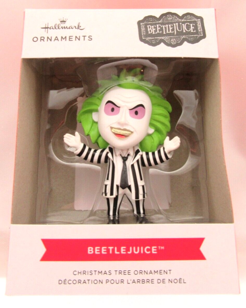 Beetlejuice Christmas Tree Ornament ~ Hallmark -B