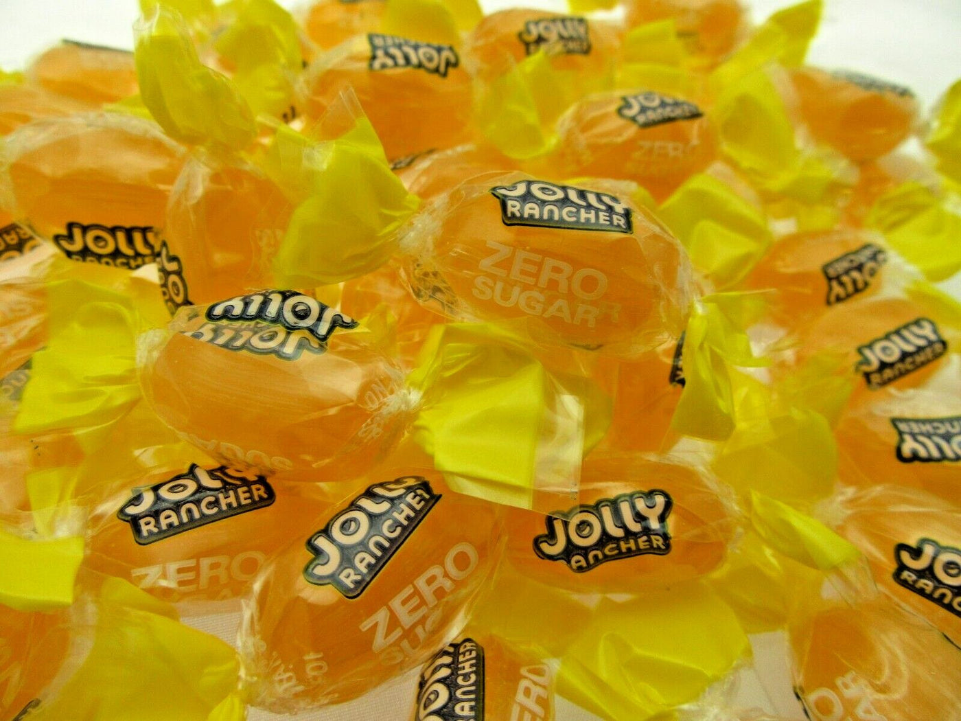 Jolly Rancher ZERO SUGAR FREE Mango ~ 8oz Candy Candies Half Pound ~ NEW