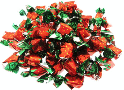 Coastal Bay Strawberry Filled ~ Hard Candy 16oz Sweets ~ One Pound